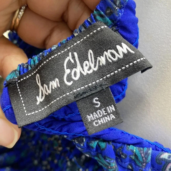 Sam Edelman Blue floral top - Picture 6 of 9